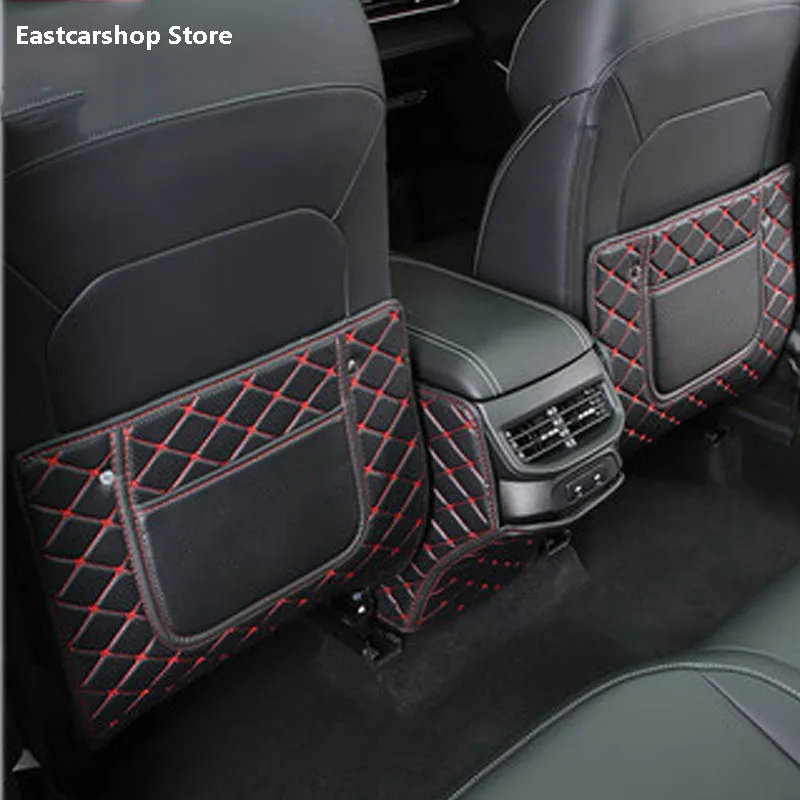 

For Great Wall Haval H6 3th 2020 2021 2022 Car Rear Seat Anti-Kick Pad Rear Seats Cover Back Armrest Protection Mat Cover