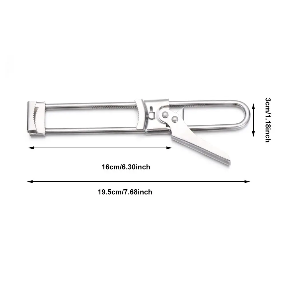 Регулируемый консервный нож из нержавеющей стали профессиональный нескользящий