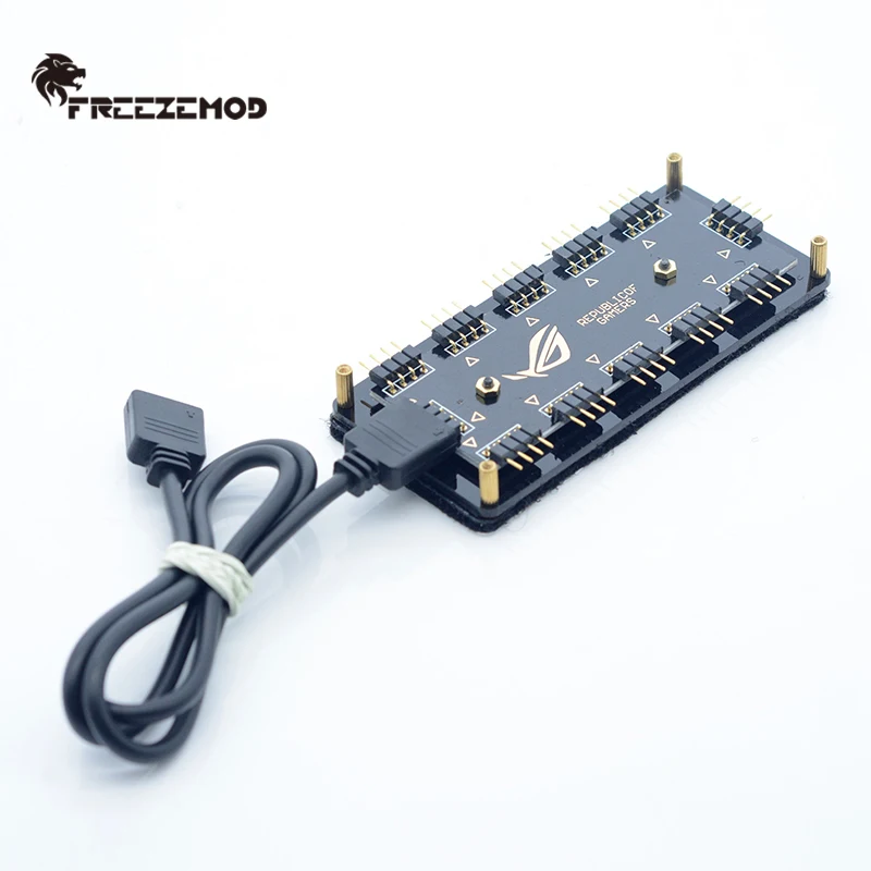 FREEZEMOD компьютерный водяной охладитель симфонический 10-канальный RGB-концентратор