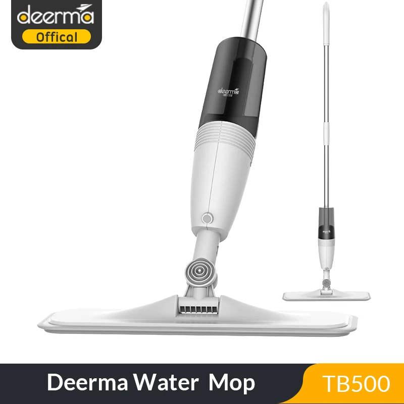 Швабра Deerma TB500 с распылителем воды переносная Mijia вращением на 360 градусов для