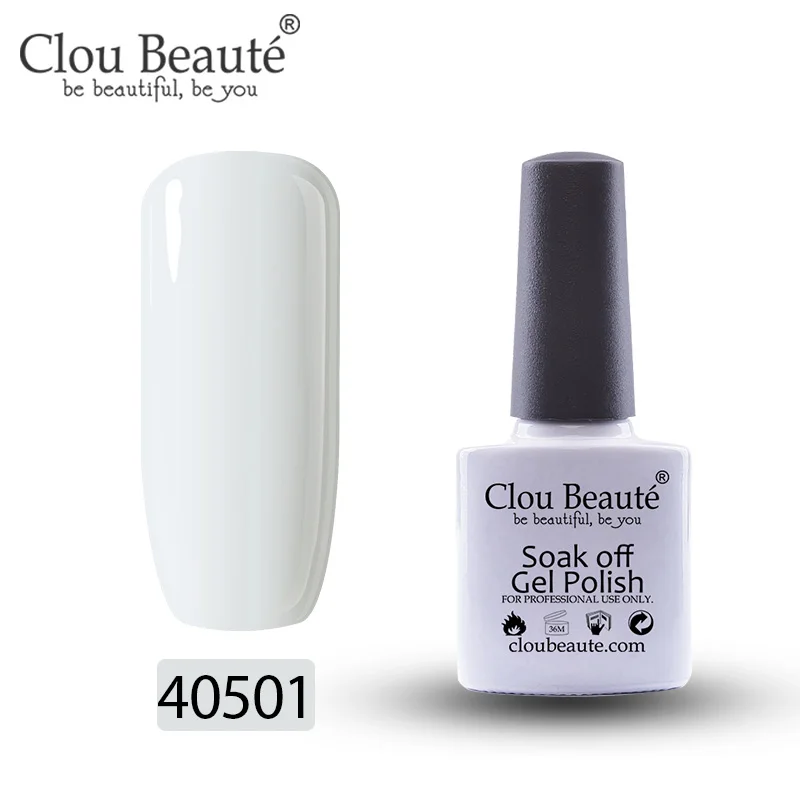 40501 Гель-лак для ногтей Clou Beaute 79 цветов полуперманентный замачивающийся лак для ногтей маникюрный УФ СВЕТОДИОДНЫЙ Цветной Гель-лак 10 мл серия Nude - Цвет: 40501