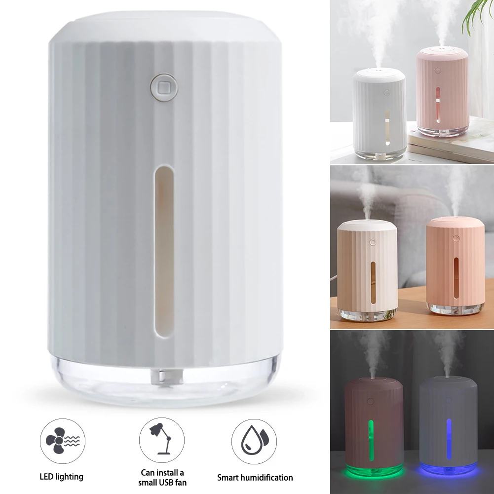 

320ml Air Humidifier USB Ultrasonic Aroma Essential Oil Diffuser Romantic Soft Light Humidifier Mini Cool Mist Maker Purifier