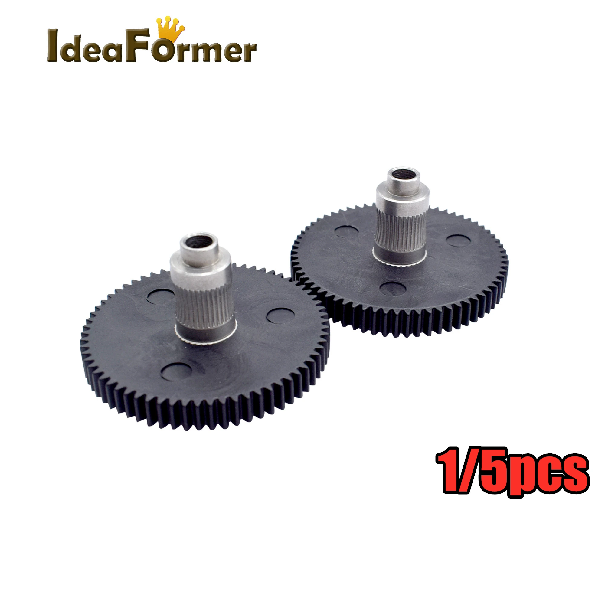 Детали для 3D принтера 1/5 шт. титановый экструдер новый металлический зубчатый