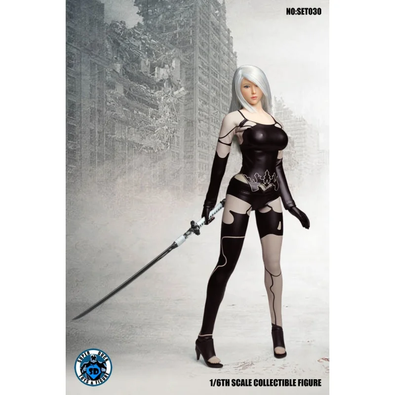 Супер утка SET030 1/6 женский косплей на заказ NieR 2B робот Automata голова лепить тело комплект одежды 1" Сделай сам фигурка