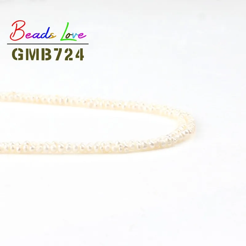 2 5-3 мм натуральный круглый белый пресноводный жемчуг бусины для рукоделия