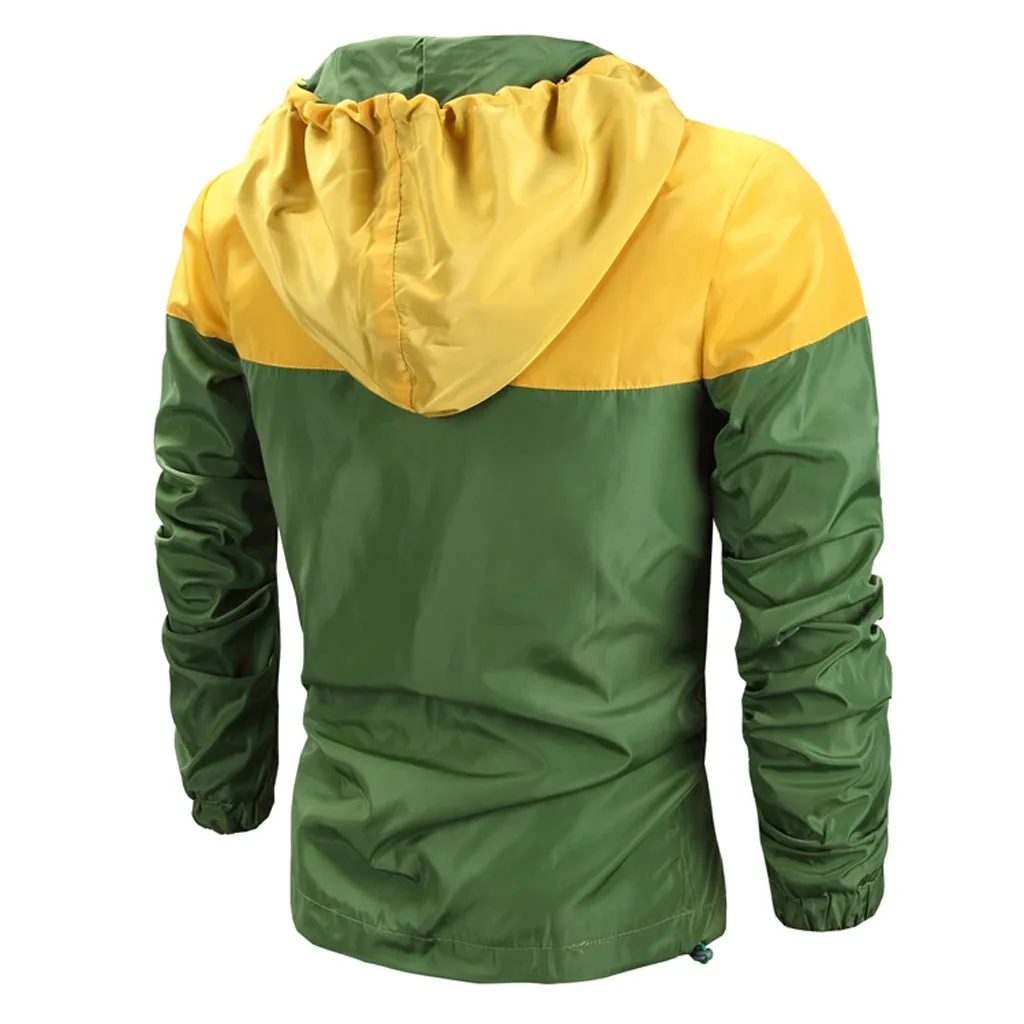 Красивые мужские куртки с капюшоном повседневные Базовые Куртки Пальто принтом