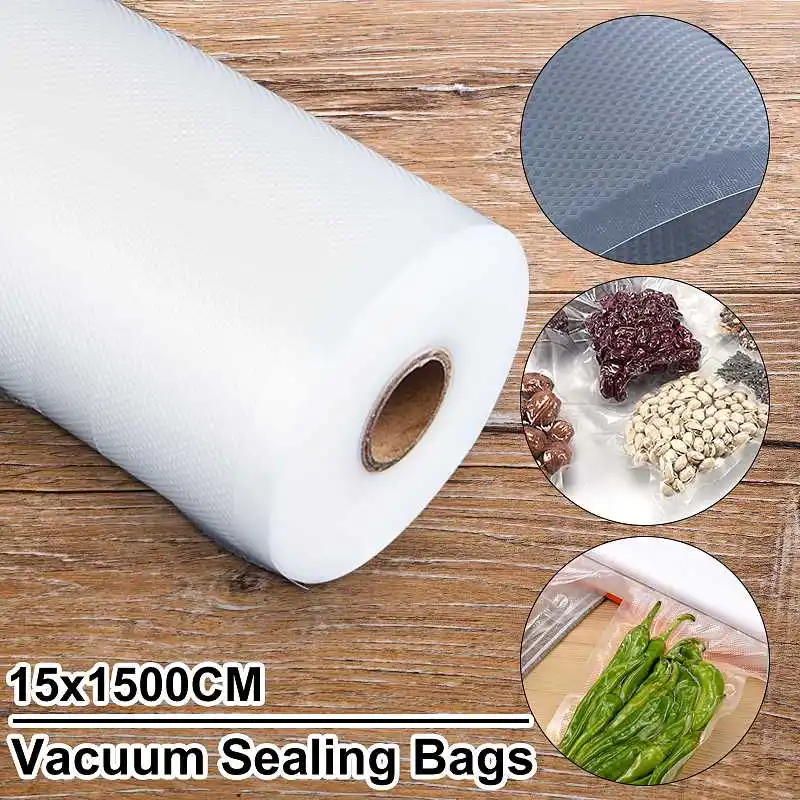 

15*1500cm vacuum bag food vacuum roll bag packaging bag Kitchen Food vacuum Sealer bags for food Vacuum Food Fresh Long Keeping