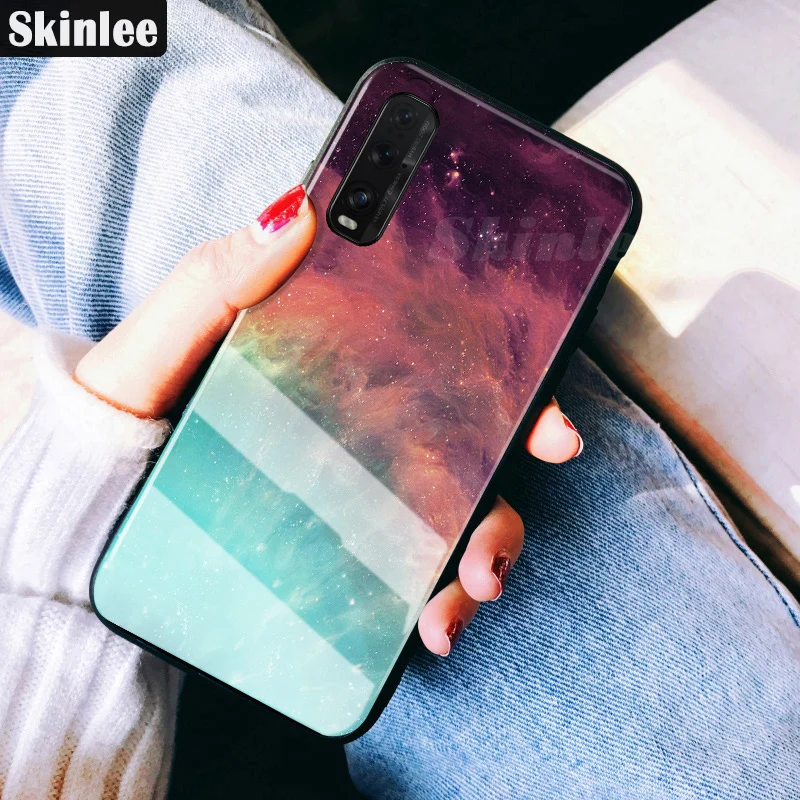 Чехол для телефона Skinlee OPPO Find X2 Pro чехол из закаленного стекла с дизайном