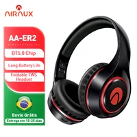 blitzwolf airaux aa er2 bluetooth compatible music headset dynamic driver hifi headphone breathing light ultra comfort earphone