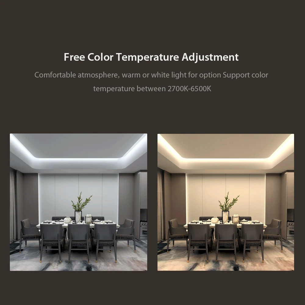 Yeelight Willow 30 м светодиодный светильник с регулировкой цветовой температуры умный дом связь WiFi приложение контрольная лента для Xiaomi Mi дома
