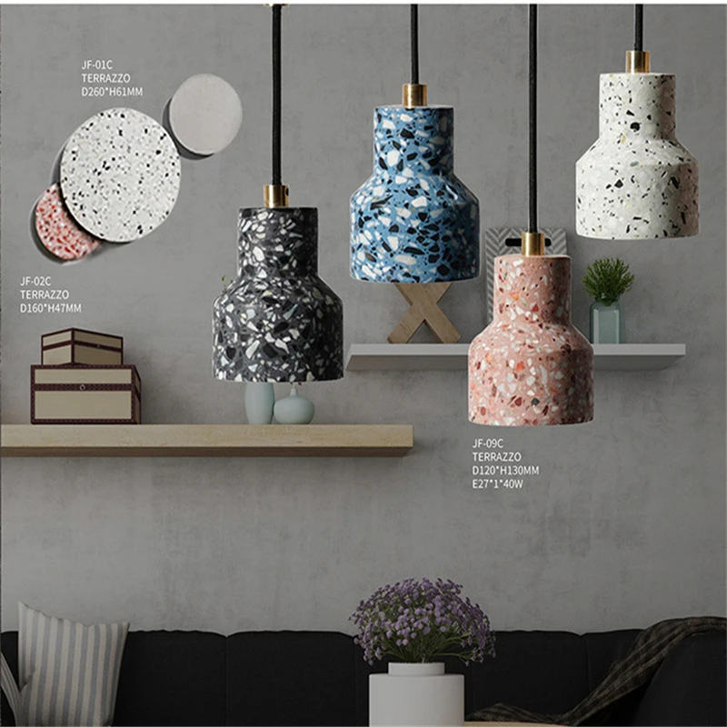 

Скандинавская художественная люстра, индивидуальное украшение для кафе, ресторана, гардероба, гостиной, бара, коридора, цементная Люстра дл...