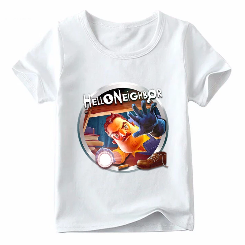 Футболка с короткими рукавами для девочек и мальчиков Повседневная забавная