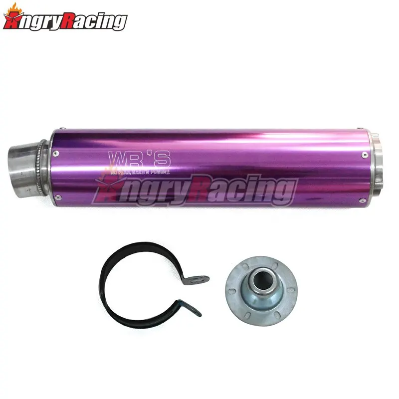 Алюминиевый глушитель выхлопной трубы мотоцикла с глушителем для CB250 CBR250 CB400 CBR400