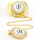 Соски соска для младенца для новорожденных держатель для пустышки Соска-пустышка для новорожденных, золотая, без бисфенола