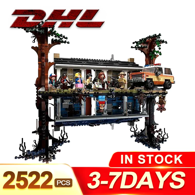 DHL 2522 шт. новые вещи перевернутый мир строительные блоки подходят для 75810 набор
