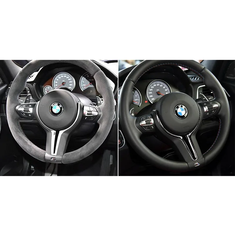 Купить Внутренняя отделка рулевого колеса из углеродного волокна для BMW M Series M2/F80 M3/F82 M4/F10 M5 2014-/F06 F12 F13 M6/F15 X5M/F16 X6M