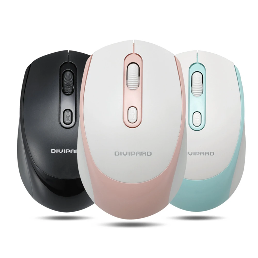 

Мышь компьютерная беспроводная Бесшумная оптическая эргономичная, 2,4 ГГц, 1600DPI