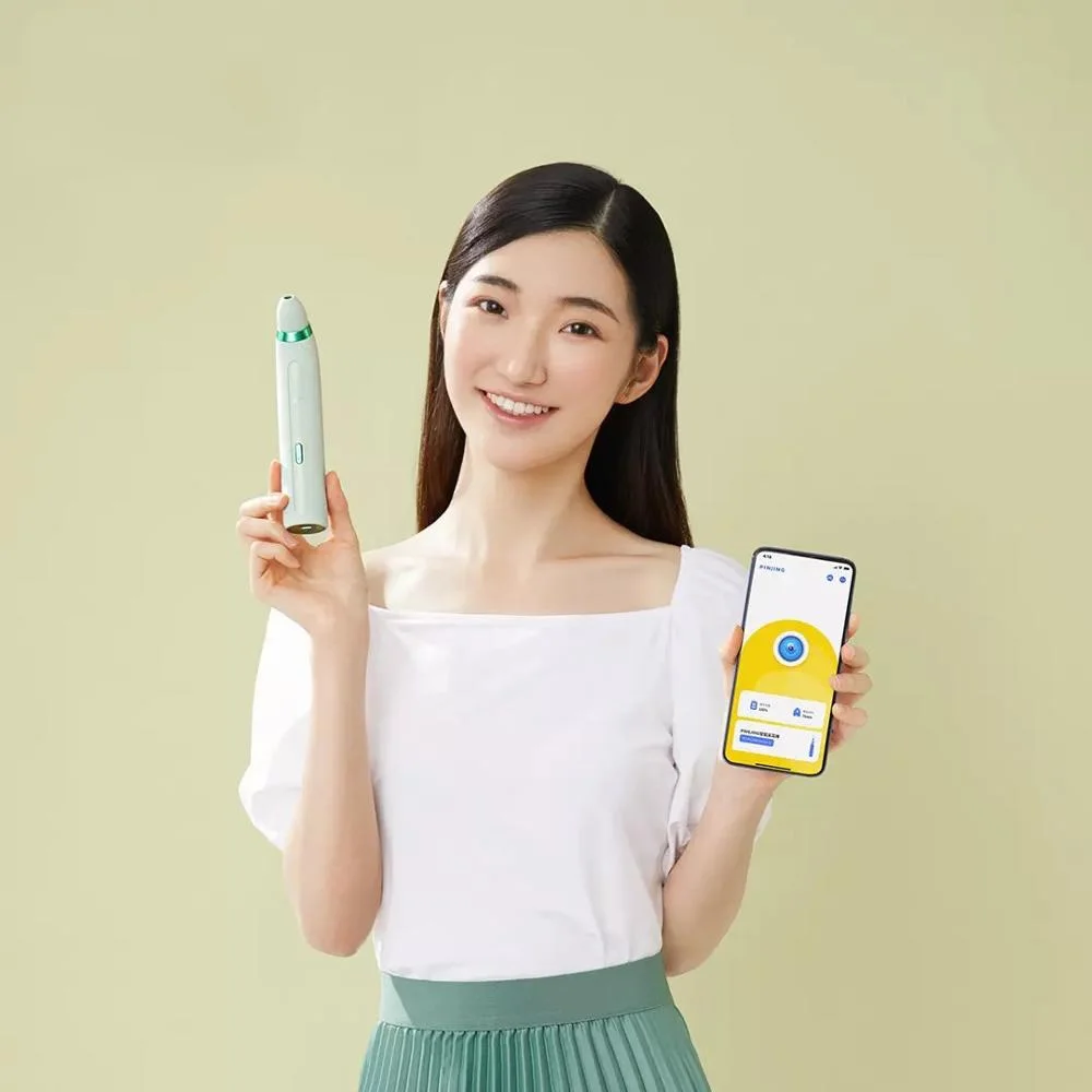 

Youpin PINJING Electric Blackhead Remover Visual Electric Facial Pore Cleaner Phone Linked Display WiFi Beauty Device for Skin