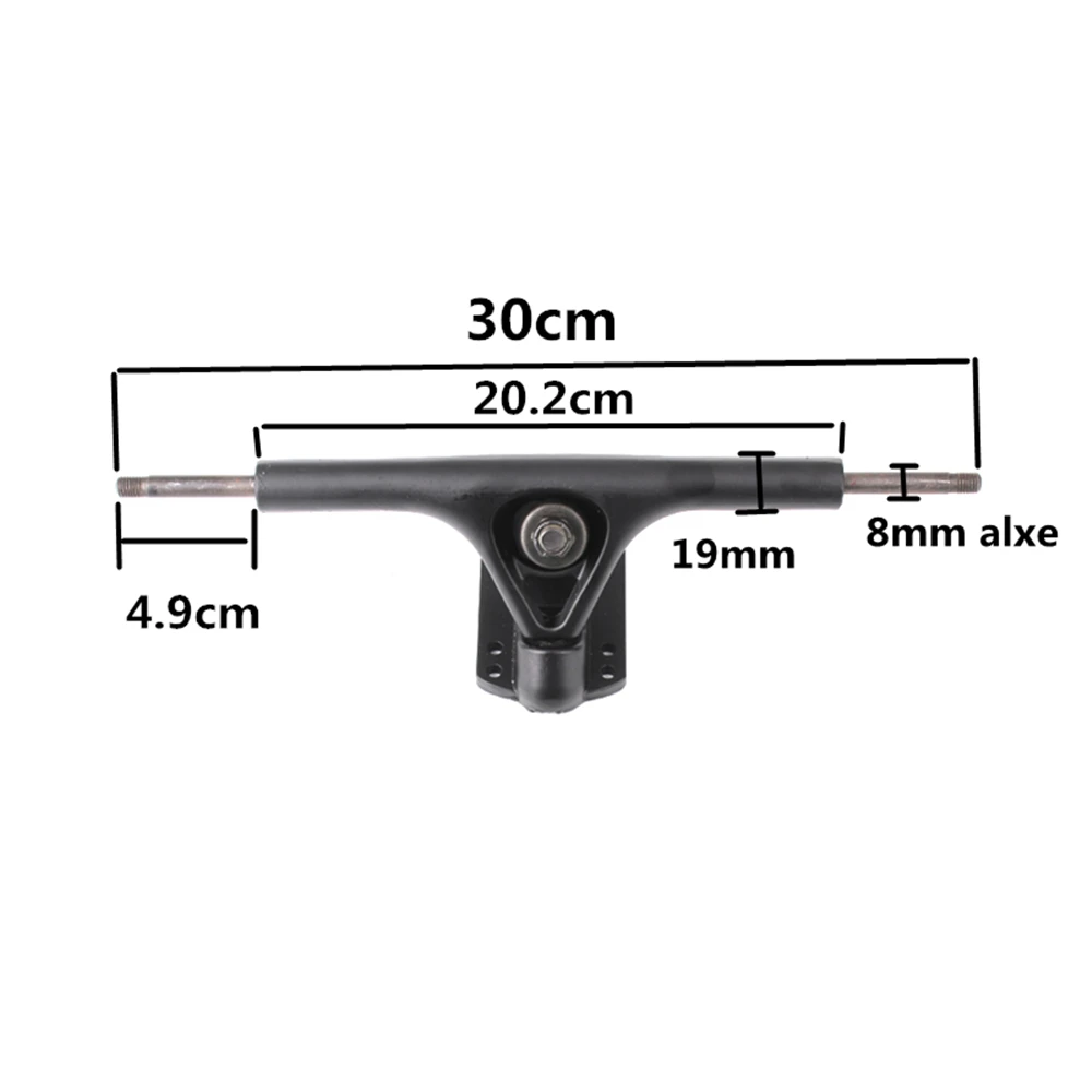 

1 Pairs style trucks 300mm/11.81" Dual Drive Skateboard 8" for-electric longboard skateboard with 205mm hanger
