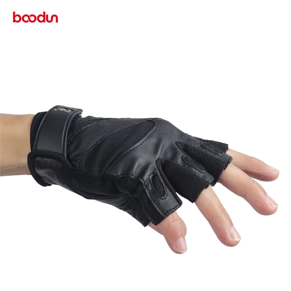 Перчатки для фитнеса Boodun из свиной шкуры перчатки тренажерного зала Mtb