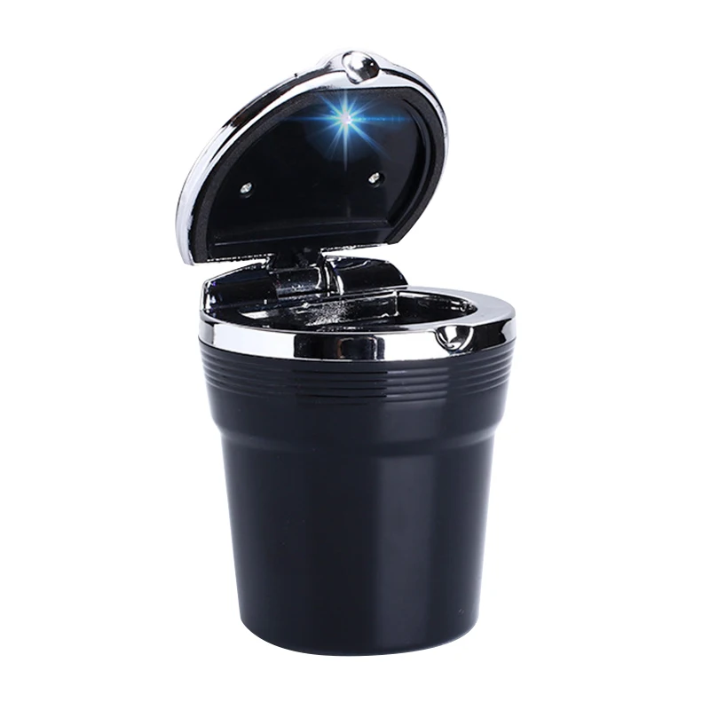 Портативная автомобильная пепельница-подставка с сисветильник светодиодом