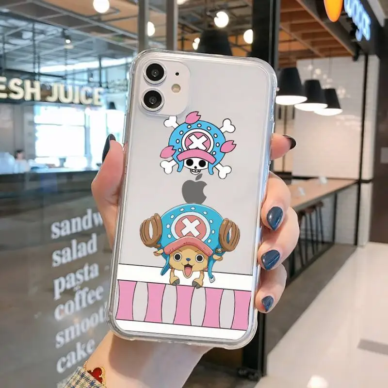 

One Piece Japan Anime Luffy Roronoa Zoro Phone Case Transparent for iPhone 11 12 mini pro XS MAX 8 7 6 6S Plus X 5S SE 2020 XR