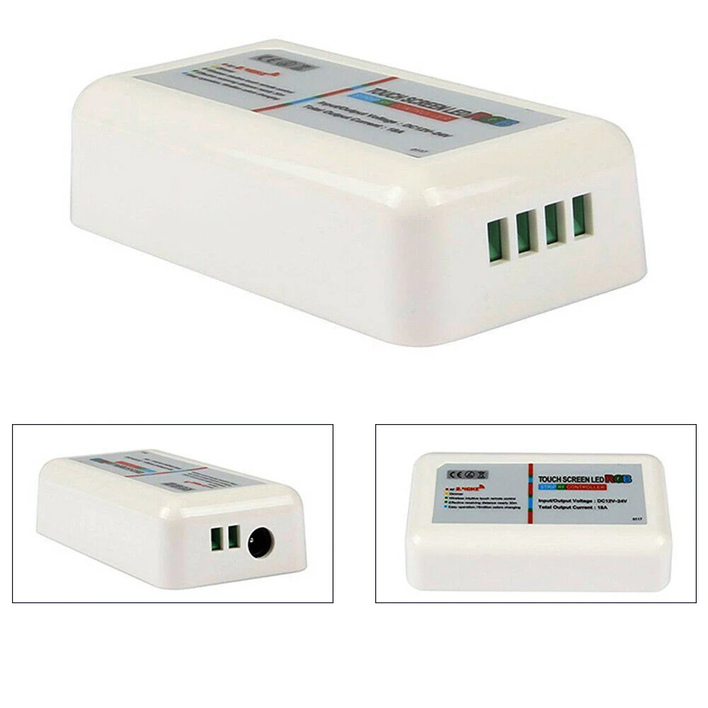 

2.4GHz RGB Wireless Press Remote Controller DC 12-24V for RGB LED Strip Lights