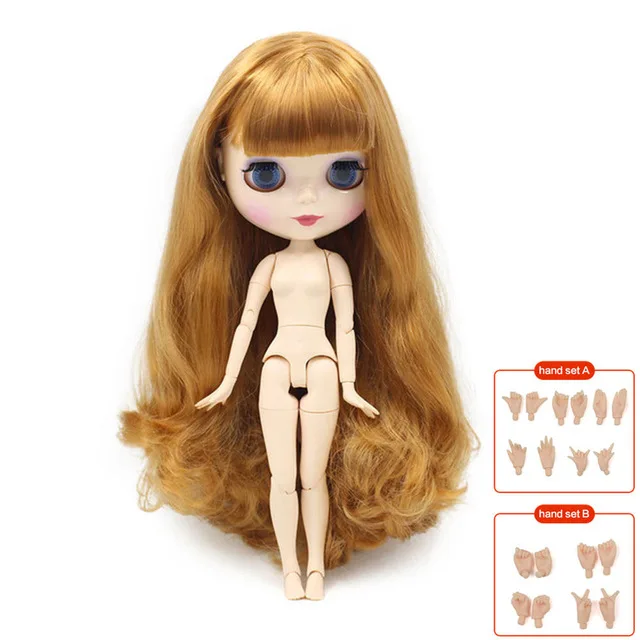 Ледяная фабрика blyth кукла Обнаженная шарнир тело 1/6 BJD 30 см модные куклы игрушки подарок специальная цена на продажу - Цвет: 260BL764A G