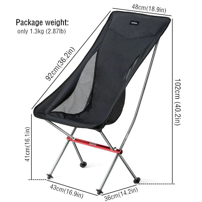 Naturehike Lightweight Heavy Duty Foldable Beach Chair Fold Up Fishing Picnic Portable Outdoor Folding Camping Seat |