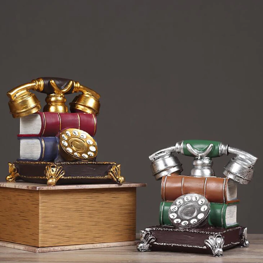 Винтаж модели телефона смолы фальшивого книги телефон украшения Творческий дом