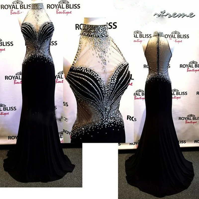 

Вечерние платья Стразы с открытыми плечами, сексуальное платье для вечеринки, платья в форме русалки, элегантное модное вечернее платье