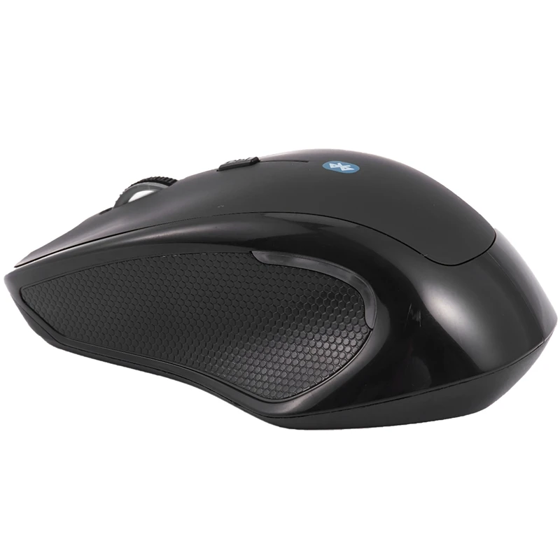 

Беспроводная мышь Bluetooth 3,0 6D 1600 точек/дюйм для ПК, оптическая игровая мышь без аккумулятора, черный пластик