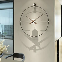 northern europe luxury wall clock modern design living room home decoration clocks mute metal wall clock kitchen zegar scienny