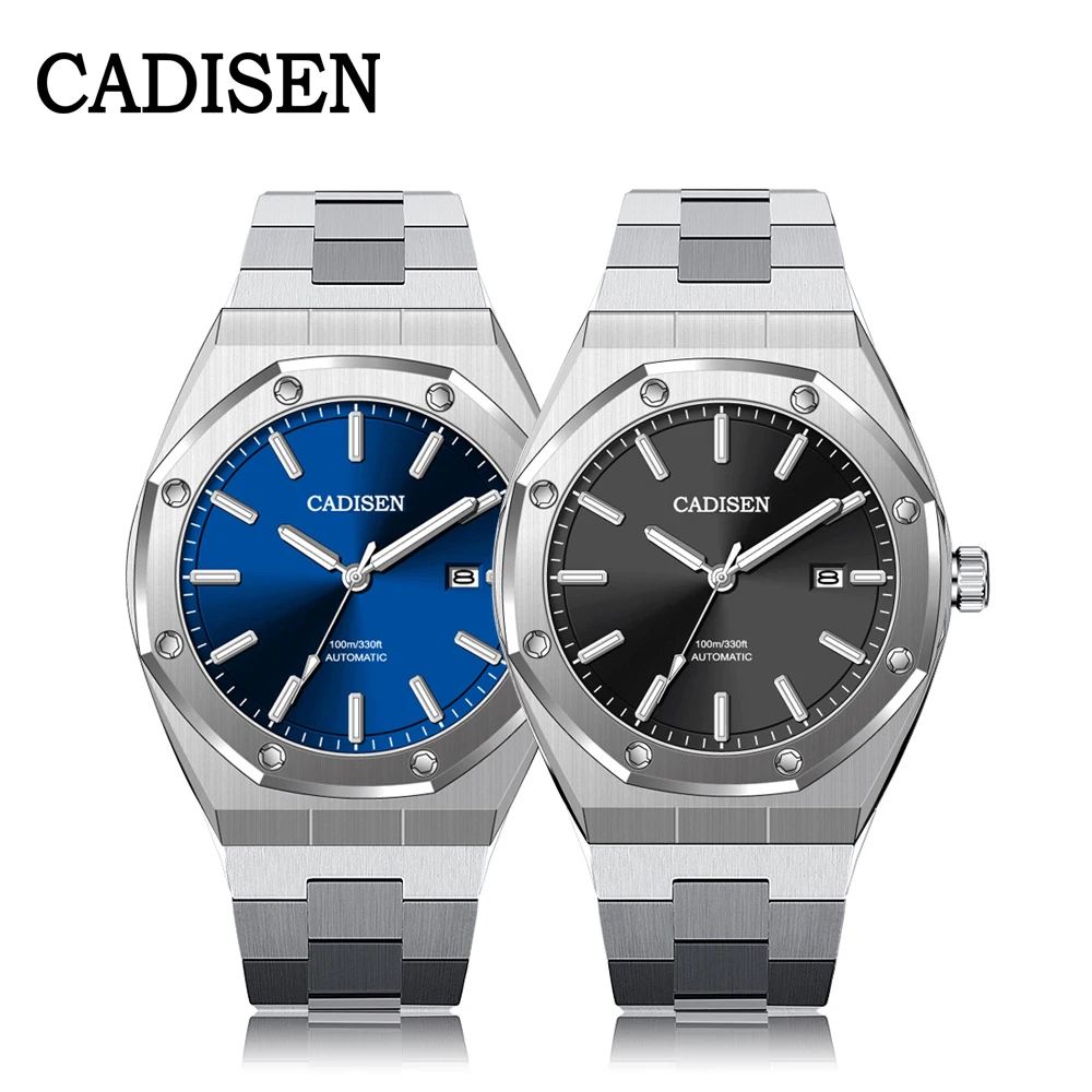 

CADISEN DESIGN Stainless Steel Automatic Watch New Top Brand Luxury Mechanical Wristwatch Japan NH35A Movement Waterproof Watch