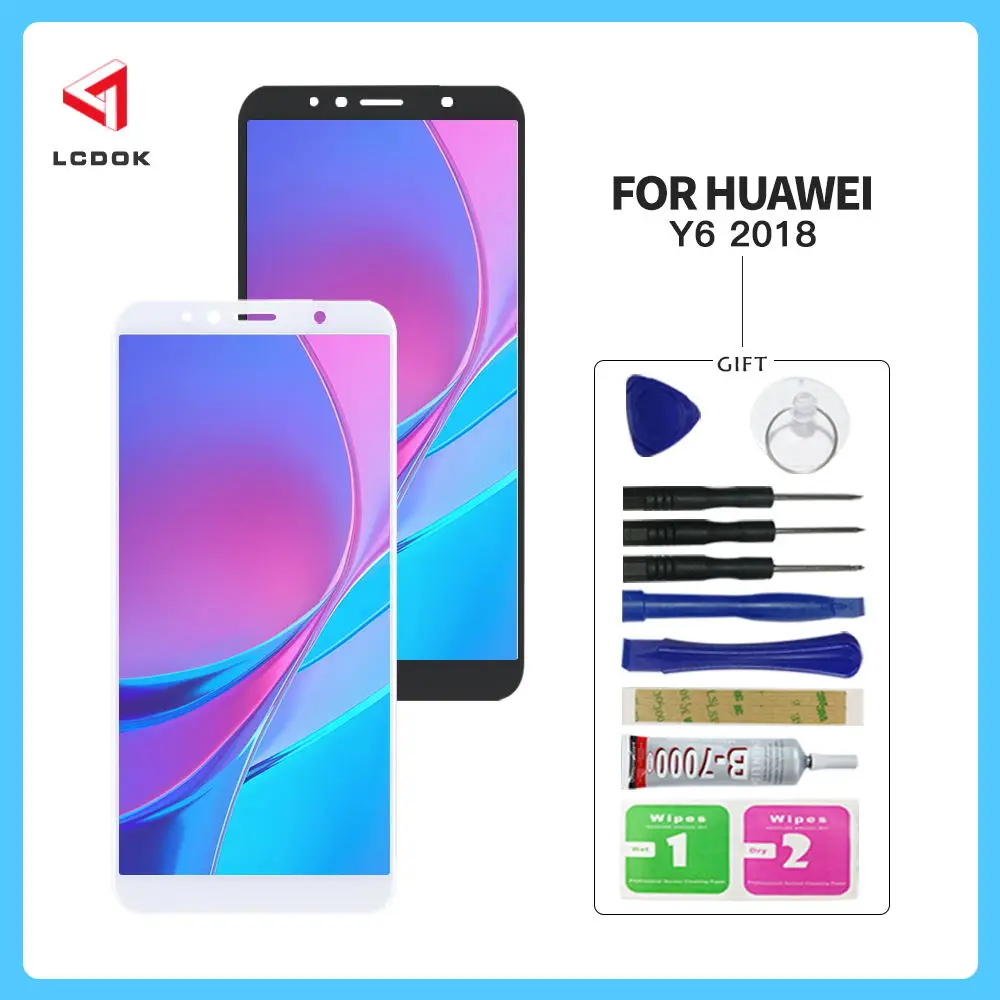 Для huawei Y6 Prime2018 ЖК-дисплей с сенсорным экраном ATU L11 L21 L22 LX1 LX3 L31 L42 ЖК-дисплей с сенсорным экраном дигитайзер сборка