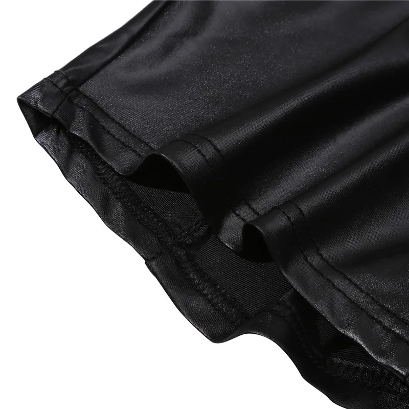 

Autumn Winter Women Mini Shorts Black Breathable PU Leather Shorts 2021 Fashion Sexy Party Women Shorts