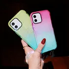 Прозрачный 3D чехол с алмазным градиентом для телефона xiaomi mi 11 lite, чехол-желе для xiaomi redmi note 10 pro 10s note 9 pro mi11