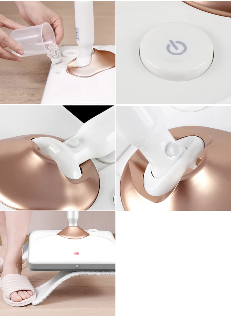 Xiaomi SWDK D260 Ручная Электрическая Швабра для пола Бытовая Чистка с светодиодный светильник и запасные части для уборки