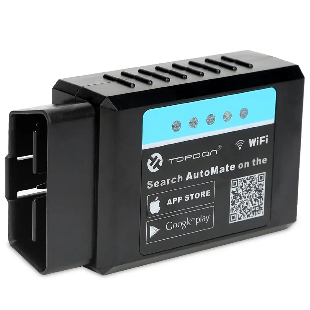 TOPDON автоматический ELM327 Bluetooth V1.5 wifi pic18f25k80 OBD2 сканер автомобильный OBDII полная функция диагностический инструмент код ридер - Цвет: wifi