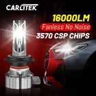 Светодиодные фары H4, Светодиодные Автомобильные противотуманные фары H7 светодиодный ные фары без вентилятора H11 3570 CSP светодиодный H8 H9 9005 9006 HB3 HB4 6000K, белые турбо без шума, Plug  Play