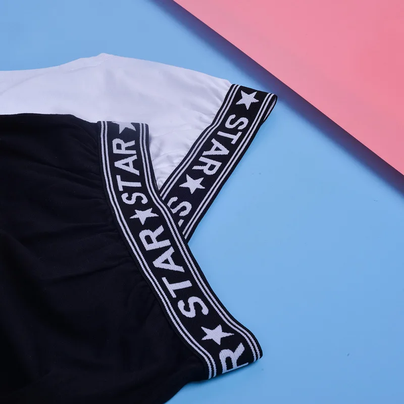 Детская футболка жилет без рукавов танцевальная одежда со звездами в стиле хип