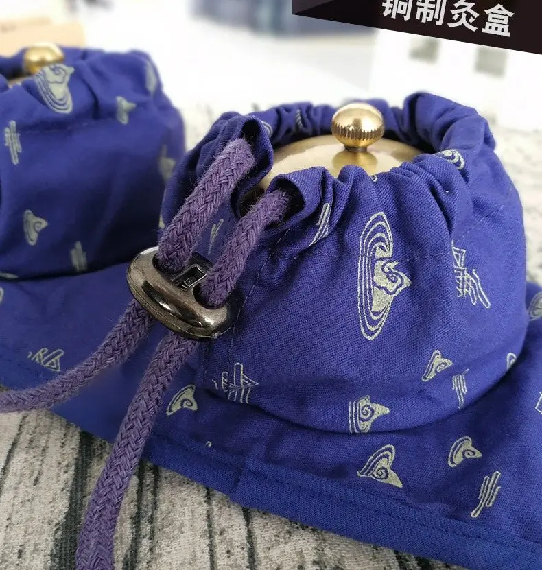 

moxibustion massage Body Moxibustion Device Copper Box Warming Moxibust Bag Massage Therapy Treatment For Neck Leg Arm