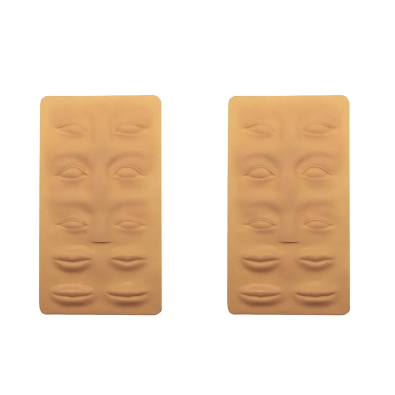 

Silica Gel 3D Practice Skin Eye Lips Cosmetics Fake Skin Eyebrow Tattoo Practice Skin Accessories Beginners