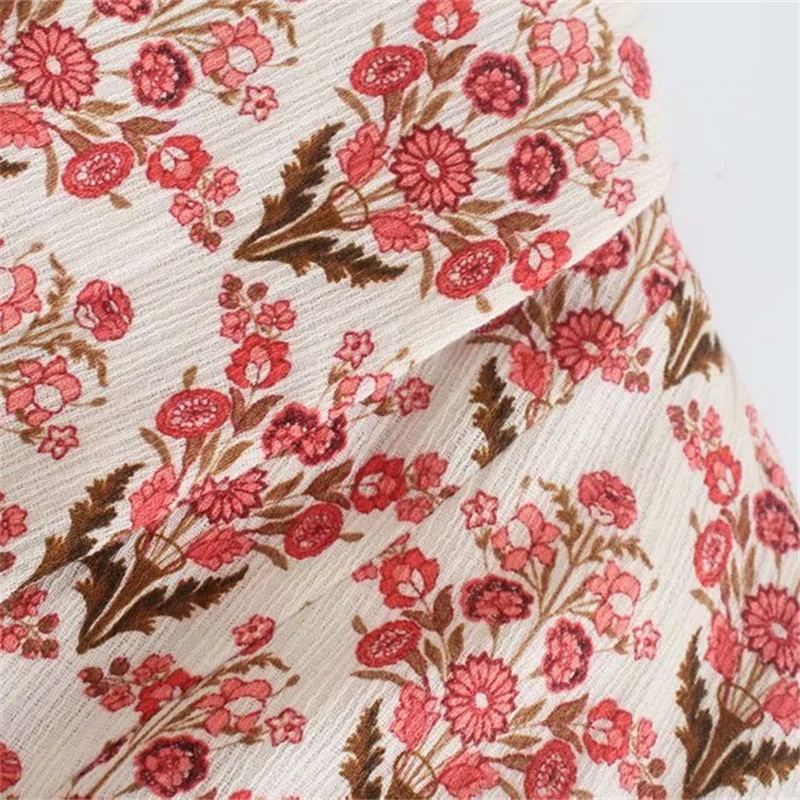 

NWOMN Za 2021 Print Quilted Jacket Long Sleeve Winter Jacket Women Vintage Fluffy Cropped Woman Jackets Desigual Bolero Woman