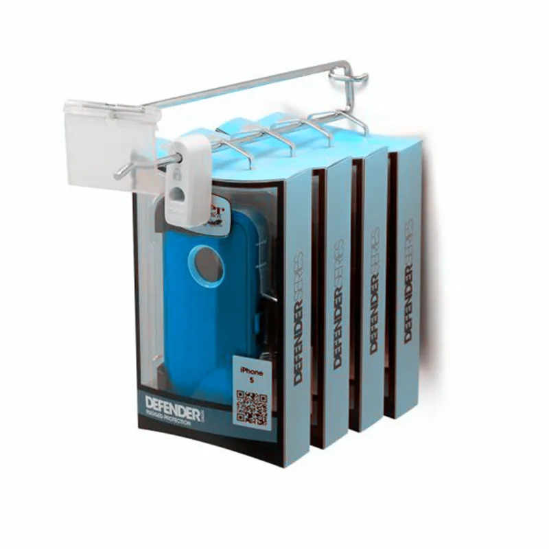 Пластиковый замок для розничного магазина стопор с крючком 100 шт магнитным