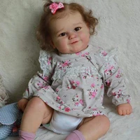 61cm bebe reborn doll kit 24 inches reborn baby kit maddie vinyl unpainted unfinished doll parts diy blank doll kit