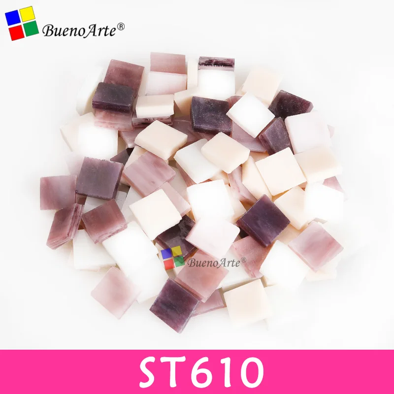 ST610 200 г/270 шт 10X10 мм 3/8 дюйма микс витражные полосы, мозаичные хобби, DIY Поставщик материалов, Мини Свободные Стеклянные детали Тиффани - Цвет: ST610