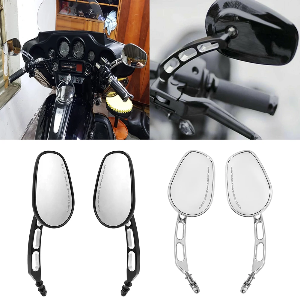 

8mm Rear View Side Mirror For Harley Road King Touring XL 883 Sportster Fatboy Dyna FXDF FLSTF Softail Springer V-ROD Motorcycle