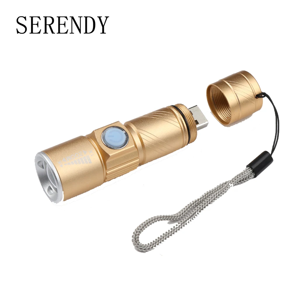 

XPE Zoomable Self-Defense Camping Lantern Powerful Flashlight Led High Power Outdoor Lighting Portable USB Rechargeable Hunting