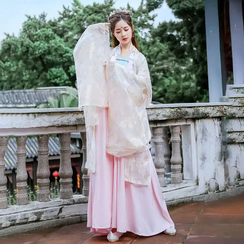 Традиционное сказочное платье ханьфу одежда для древнего китайского народного